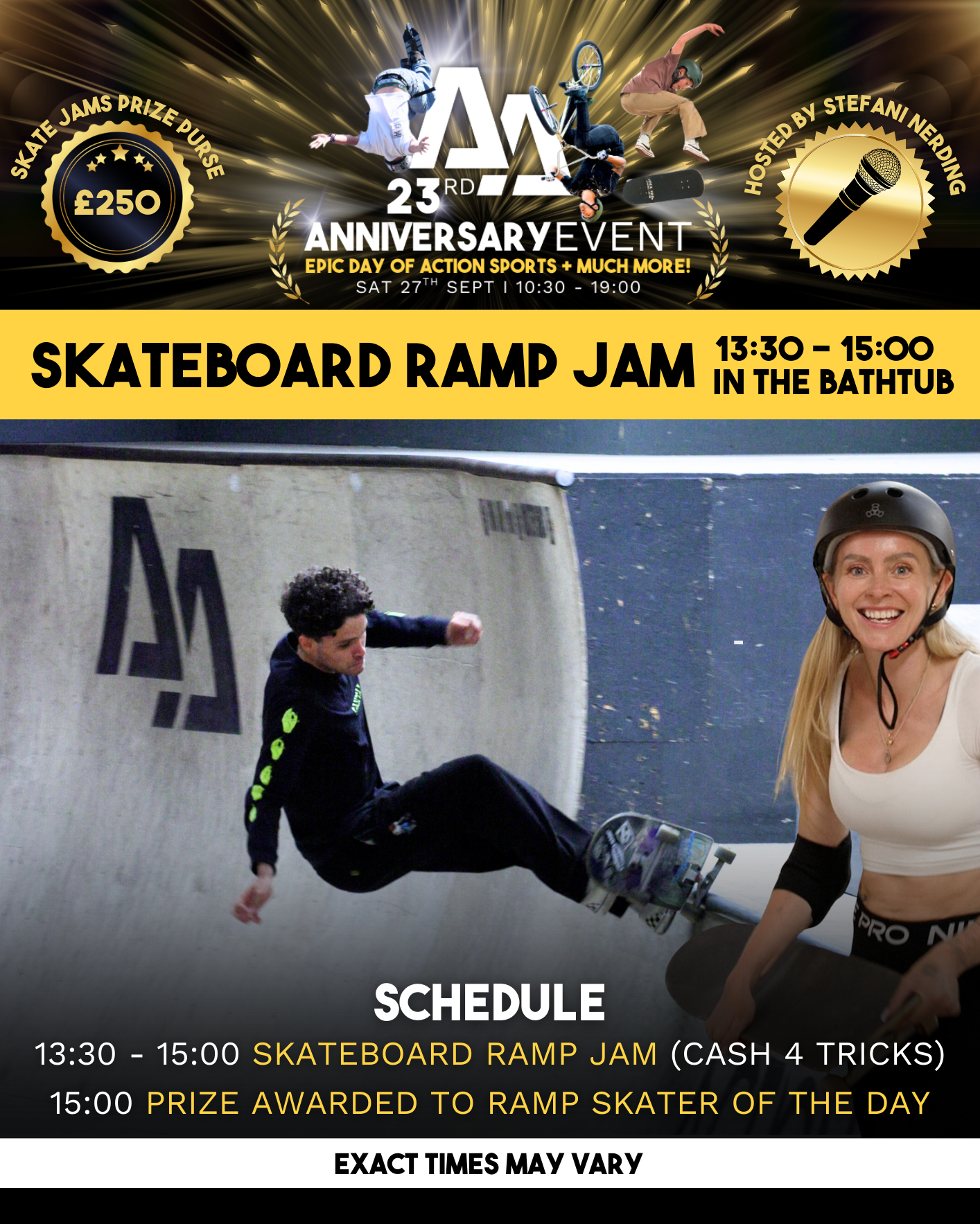 23RD ANNIVERSARY EVENT - SCHEDULES & MAP