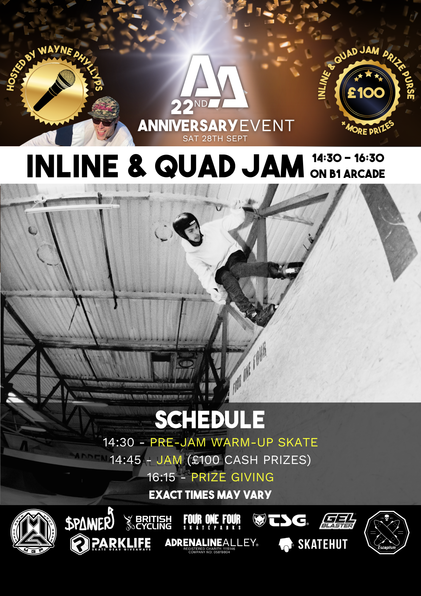 22ND ANNIVERSARY SCHEDULES